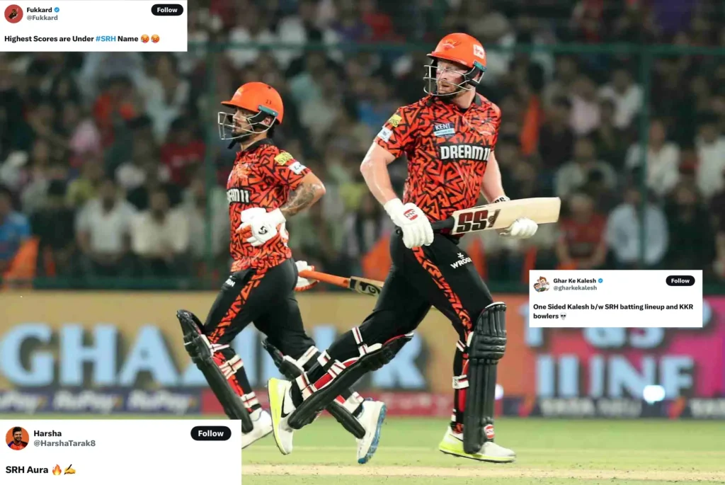 IPL 2025: Fans Celebrate as Orange Army Scores Third-Highest Total in IPL — ‘SRH Truly Deserved the 300-Run Milestone’'