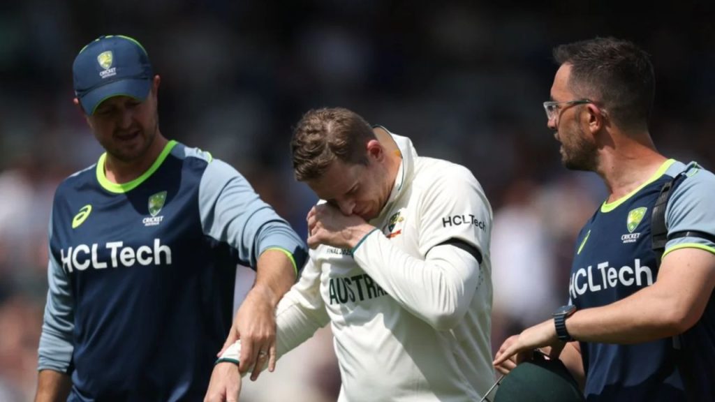 ICC WTC 2023-25 Final: Steve Smith Injured Attempting Catch at Slips, Leaves Field Immediately