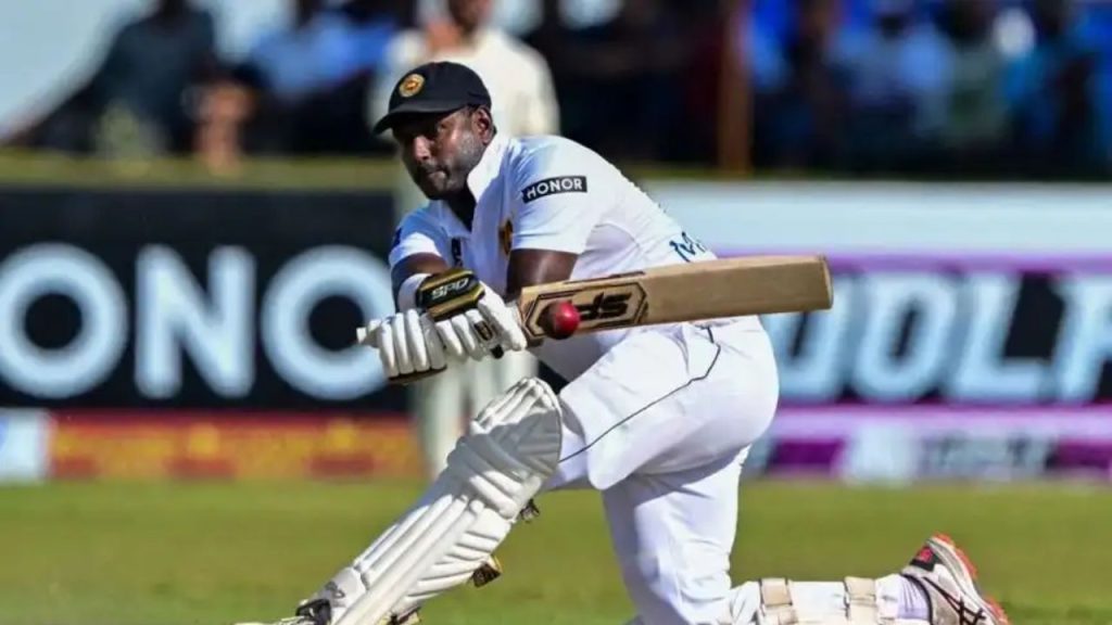 Angelo Mathews' Test Batting Record: