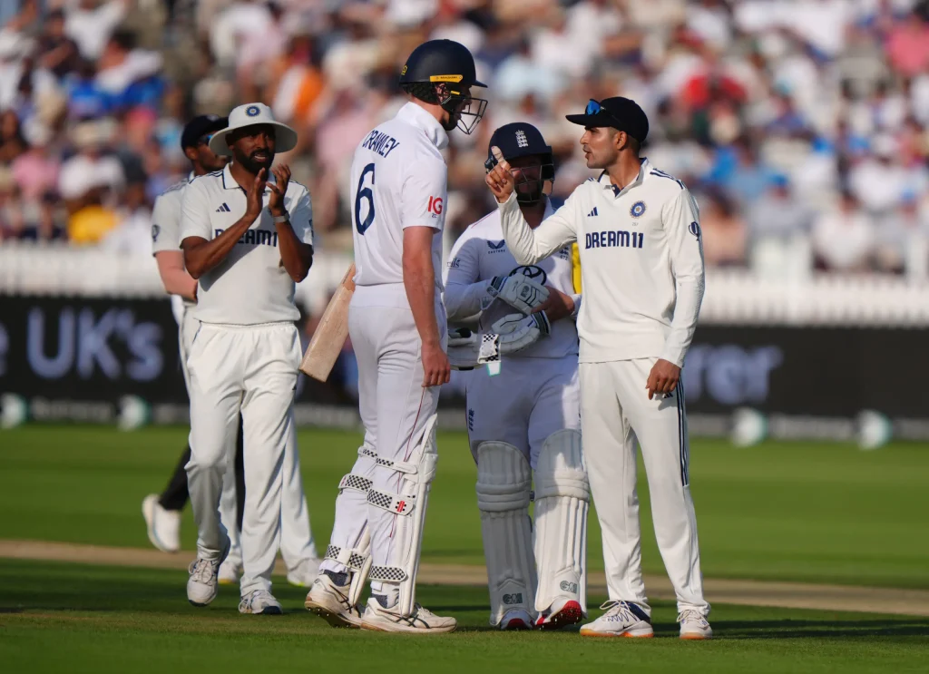 ENG vs IND: [Watch] Indian players confront Zak Crawley over his injury simulation on Day 3 of the Lord’s Test match at Lord’s.