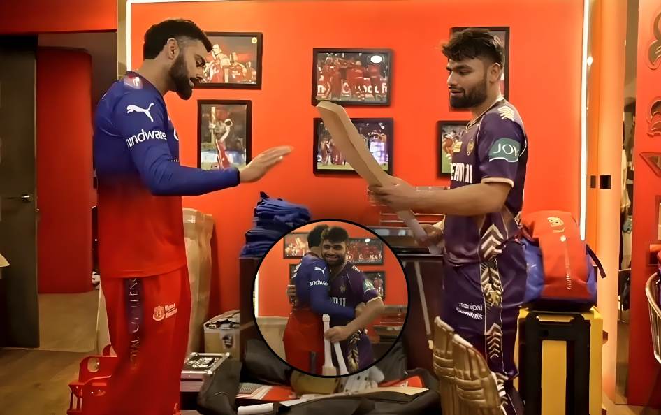 “I may have become a bit notorious,” Rinku Singh admits about chasing Virat Kohli for bats in IPL 2024.