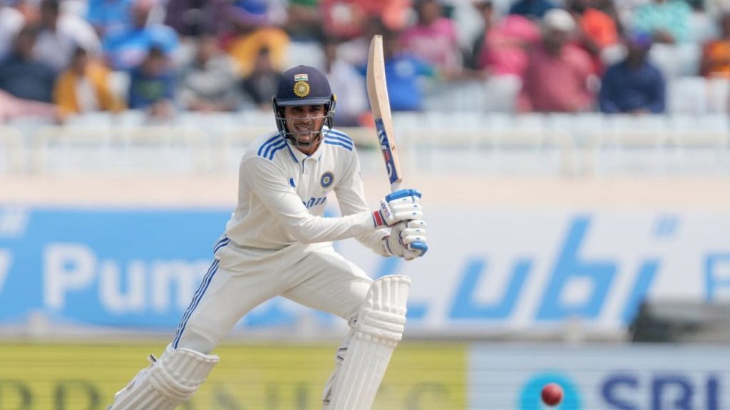 Top 5 Highest Test Scores by Shubman Gill