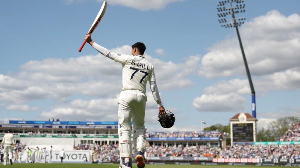 Top 5 Highest Test Scores by Shubman Gill